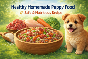 Healthy Puppy Food Recipe with Minced Beef or Chicken (Easy & Nutritious Guide)