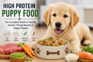 High Protein Puppy Food: Best High Calorie, Grain Free & Natural Puppy Nutrition Guide