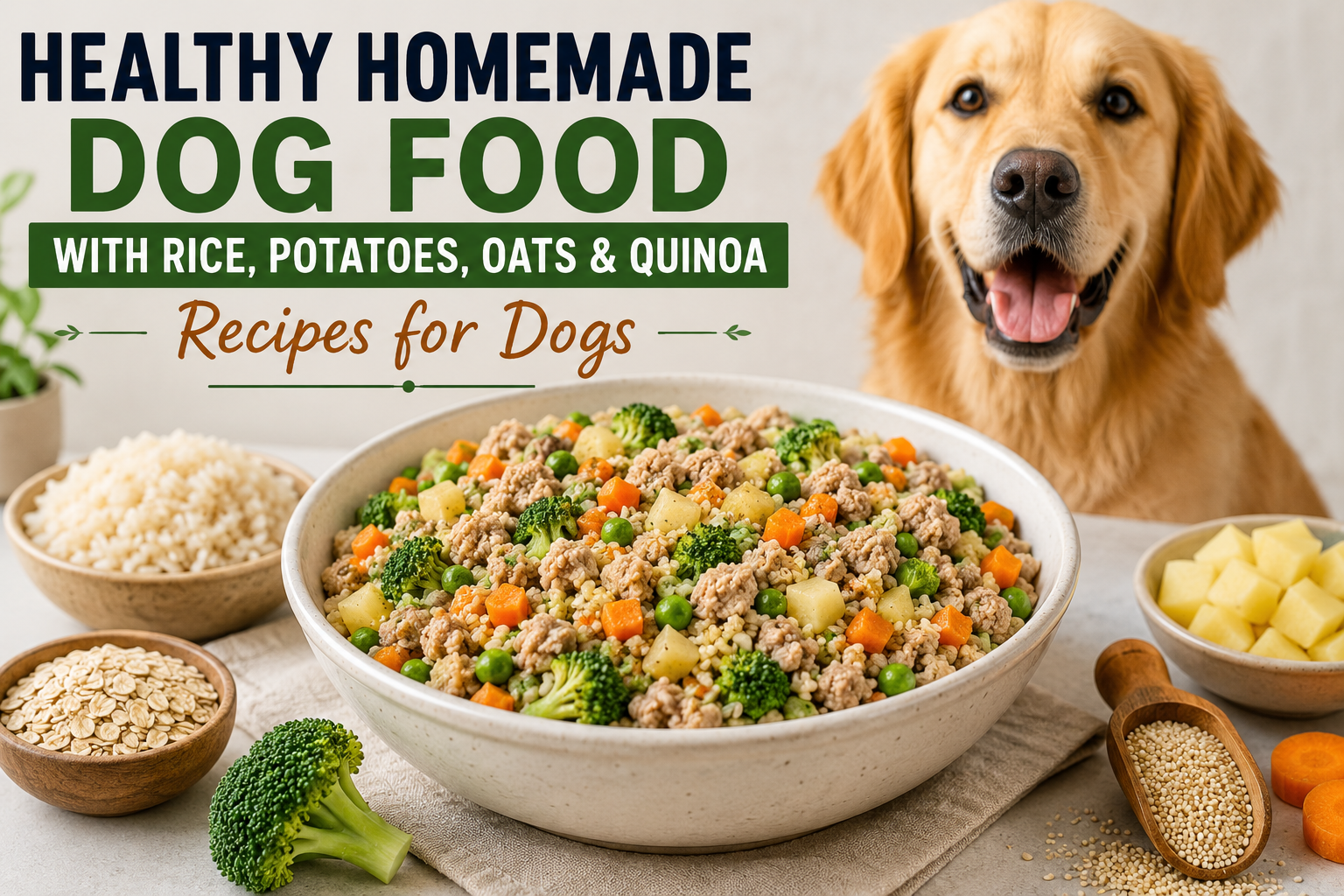 WITH RICE, POTATOES, OATS & QUINOA