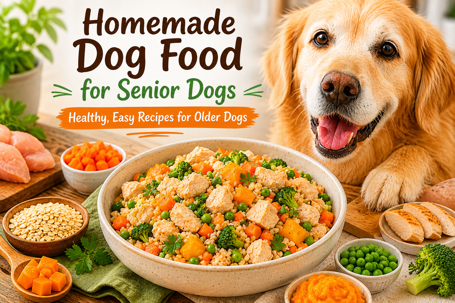 Homemade dog food for senior dogs