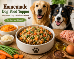 Easy Homemade Dog Food Topper for Kibble