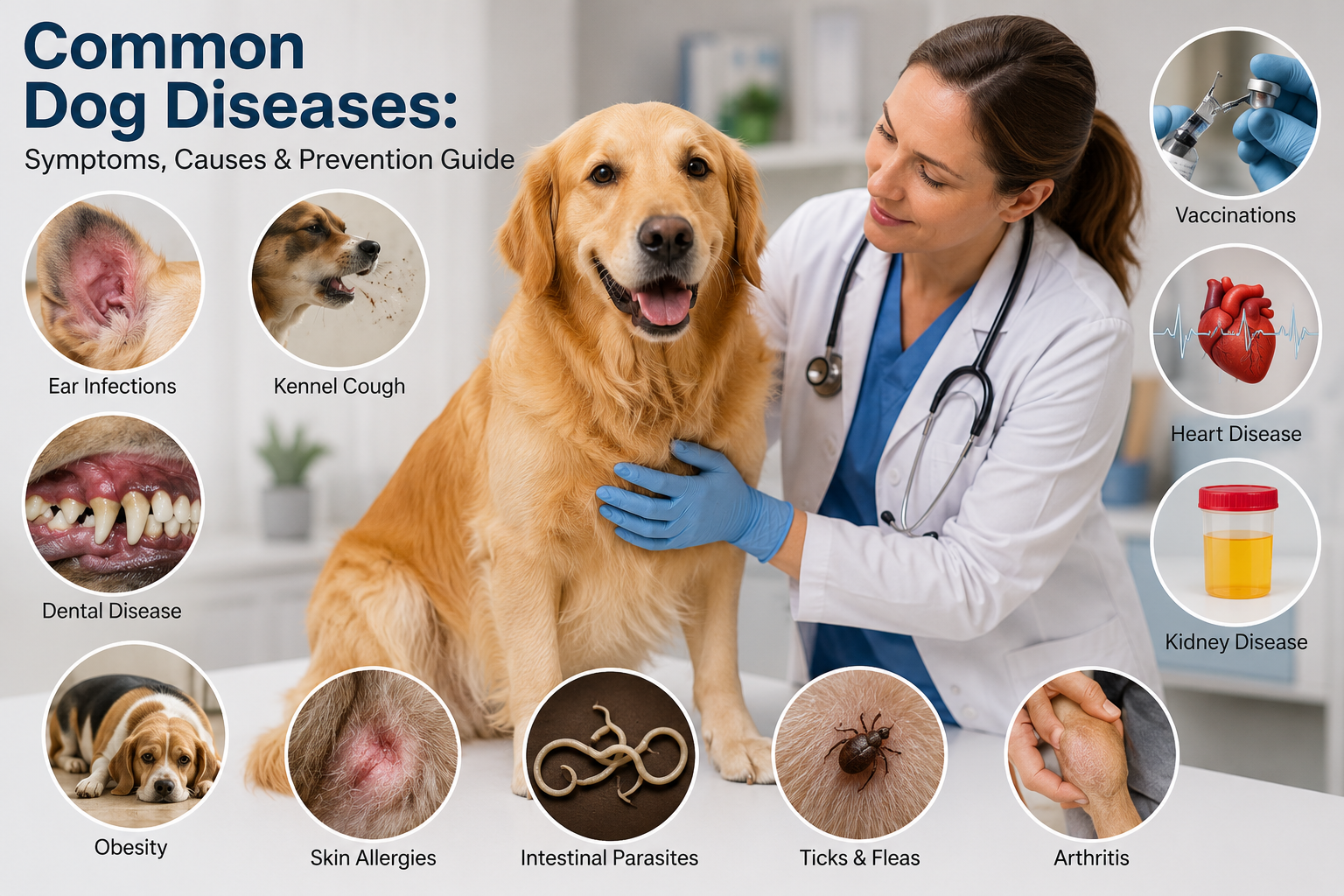 Common dog diseases symptoms causes treatment and prevention guide for dog owners